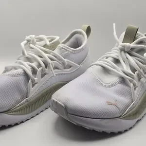 Puma | Shoes | Puma White And Olive Athletic Shoes | Poshmark display picture 3